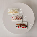 Newborn Girl Floral Headband with Real Dried Flowers – Handmade Baby Flower Crown for Newborn Photography, Boho Baby Headband, Photo Prop