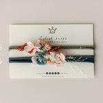 Handmade Floral Headband for Newborn Girl – Dried Flower Baby Accessory, Soft Boho Headband for Photos & Baby Shower