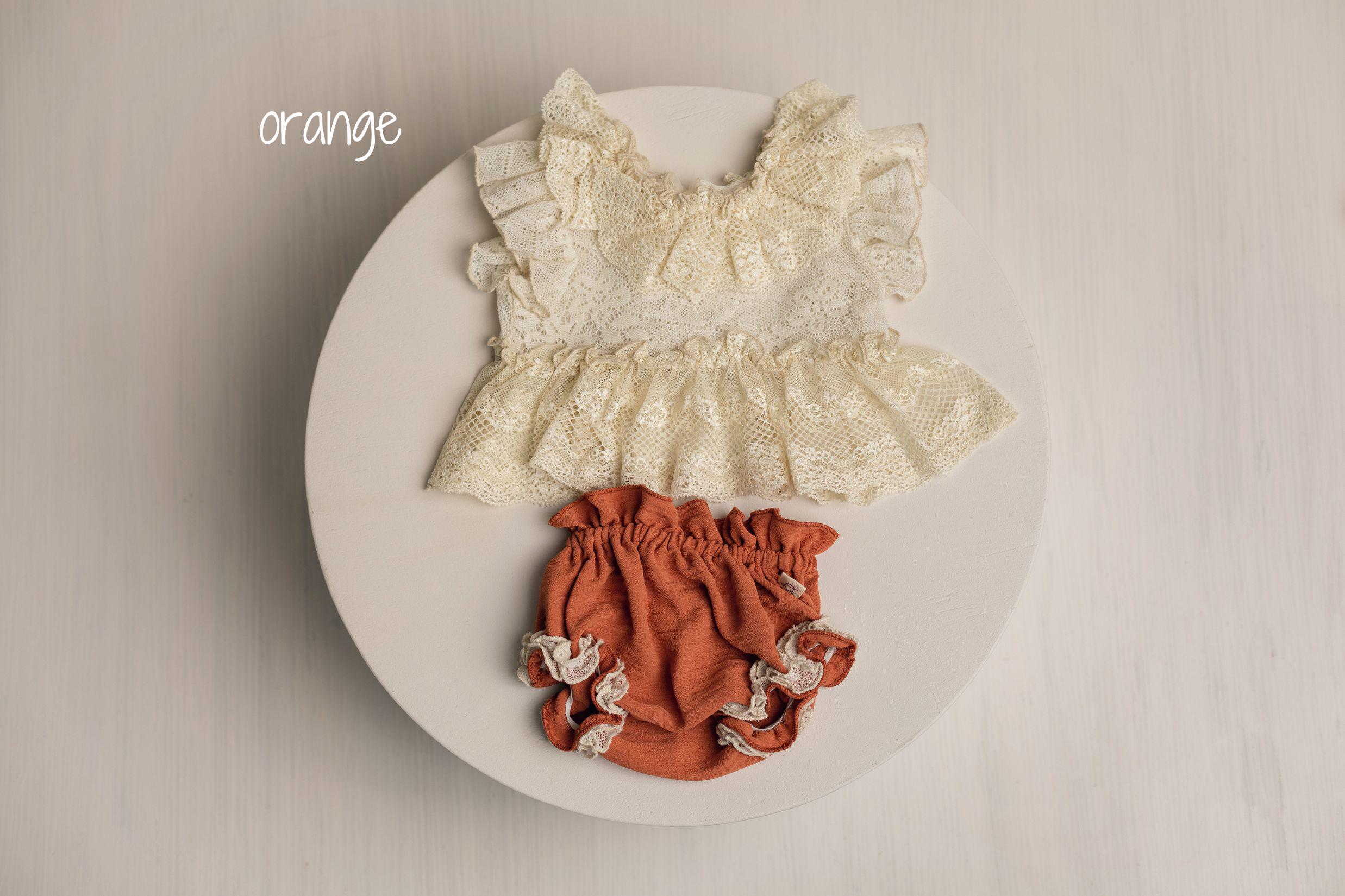 Newborn Girl Outfit with Lace Tunic & Bloomers – Mix and Match Baby Girl Photography Outfit, Boho Newborn Photo Prop, Handmade Baby Set