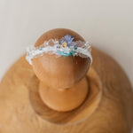 Newborn Mermaid Outfit with Knitted Mermaid Tail, Baby Girl Headband & Accessories – Mermaid Newborn Photography Prop Set