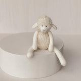 Sheep Baby Toy for Newborn Photography, Baby Shower & First Birthday Gift – Handmade Lamb Toy