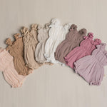 Baby Girl Muslin Romper, Newborn Girl Coming Home Outfit, Lightweight Summer Baby Clothing, Photo Prop and Baby Shower Gift