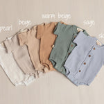 Baby Boy Muslin Shirt, Lightweight Newborn Outfit for Summer, Eco-Friendly Baby Clothing and Photo Prop