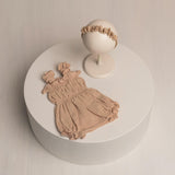 Baby Girl Muslin Romper, Newborn Girl Coming Home Outfit, Lightweight Summer Baby Clothing, Photo Prop and Baby Shower Gift