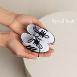 Newborn Soccer Photo Props Set, Baby Football Boots, Felted Wool Ball and Mini Soccer Goal, Sports Newborn Photography Props