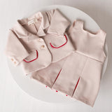 Newborn Flight Attendant Costume Set, Stewardess Baby Photo Props for Girl, Newborn Photography Outfit
