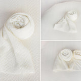 Pointelle Knit Newborn Backdrop Fabric and Wrap for Photography Props, Stretch Knit Posing Fabric, Newborn Beanbag Backdrop Photo Prop