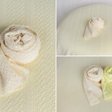 Pointelle Knit Newborn Backdrop Fabric and Wrap for Photography Props, Stretch Knit Posing Fabric, Newborn Beanbag Backdrop Photo Prop