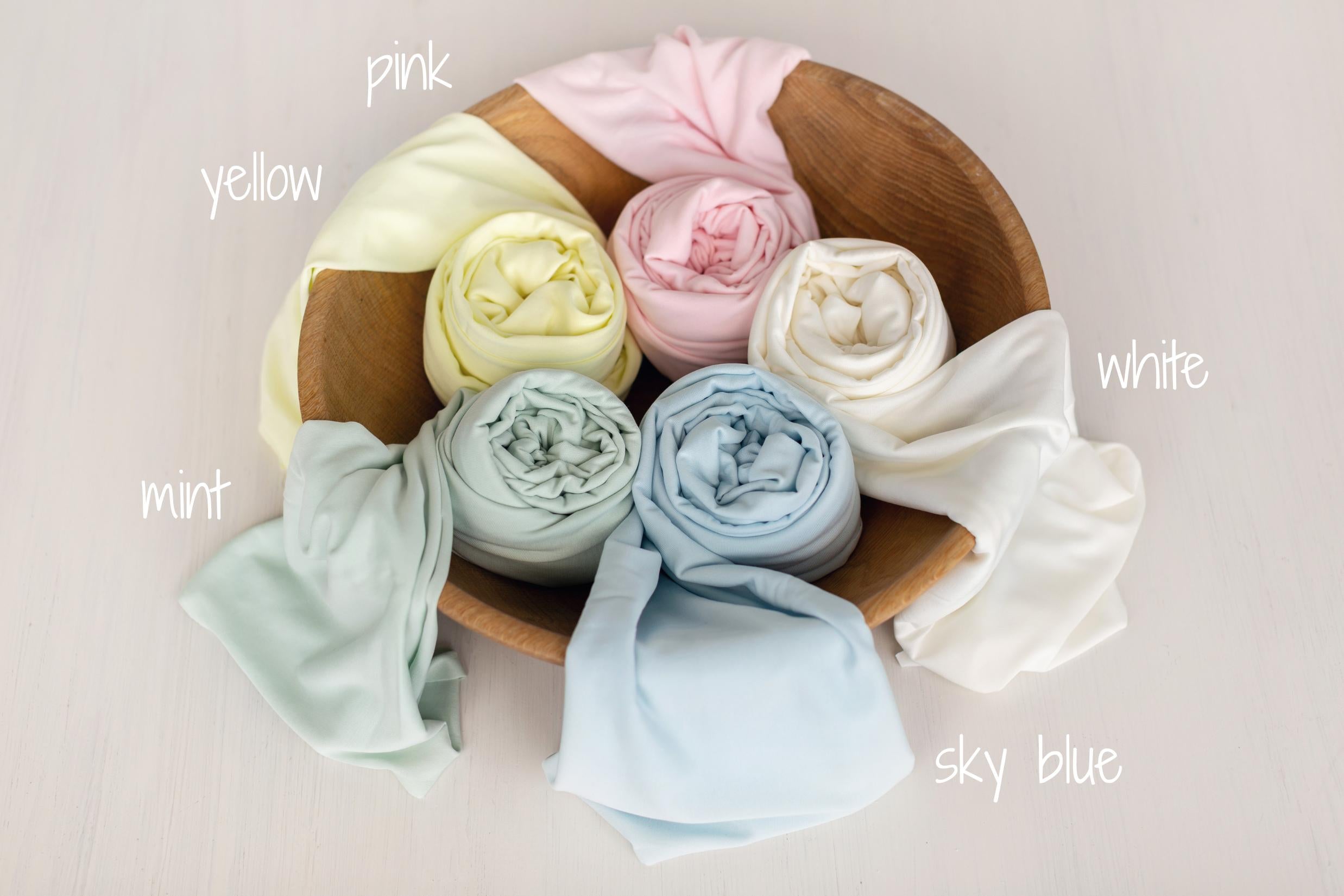 Smooth Stretch Newborn Wrap and Beanbag Backdrop for Newborn Photography Props, Newborn Posing Fabric Beanbag Cover, Newborn Wrap Set