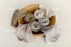Smooth Stretch Newborn Wrap and Beanbag Backdrop for Newborn Photography Props, Newborn Posing Fabric Beanbag Cover, Newborn Wrap Set