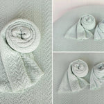 Pointelle Knit Newborn Backdrop Fabric and Wrap for Photography Props, Stretch Knit Posing Fabric, Newborn Beanbag Backdrop Photo Prop