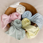Smooth Stretch Newborn Wrap and Beanbag Backdrop for Newborn Photography Props, Newborn Posing Fabric Beanbag Cover, Newborn Wrap Set