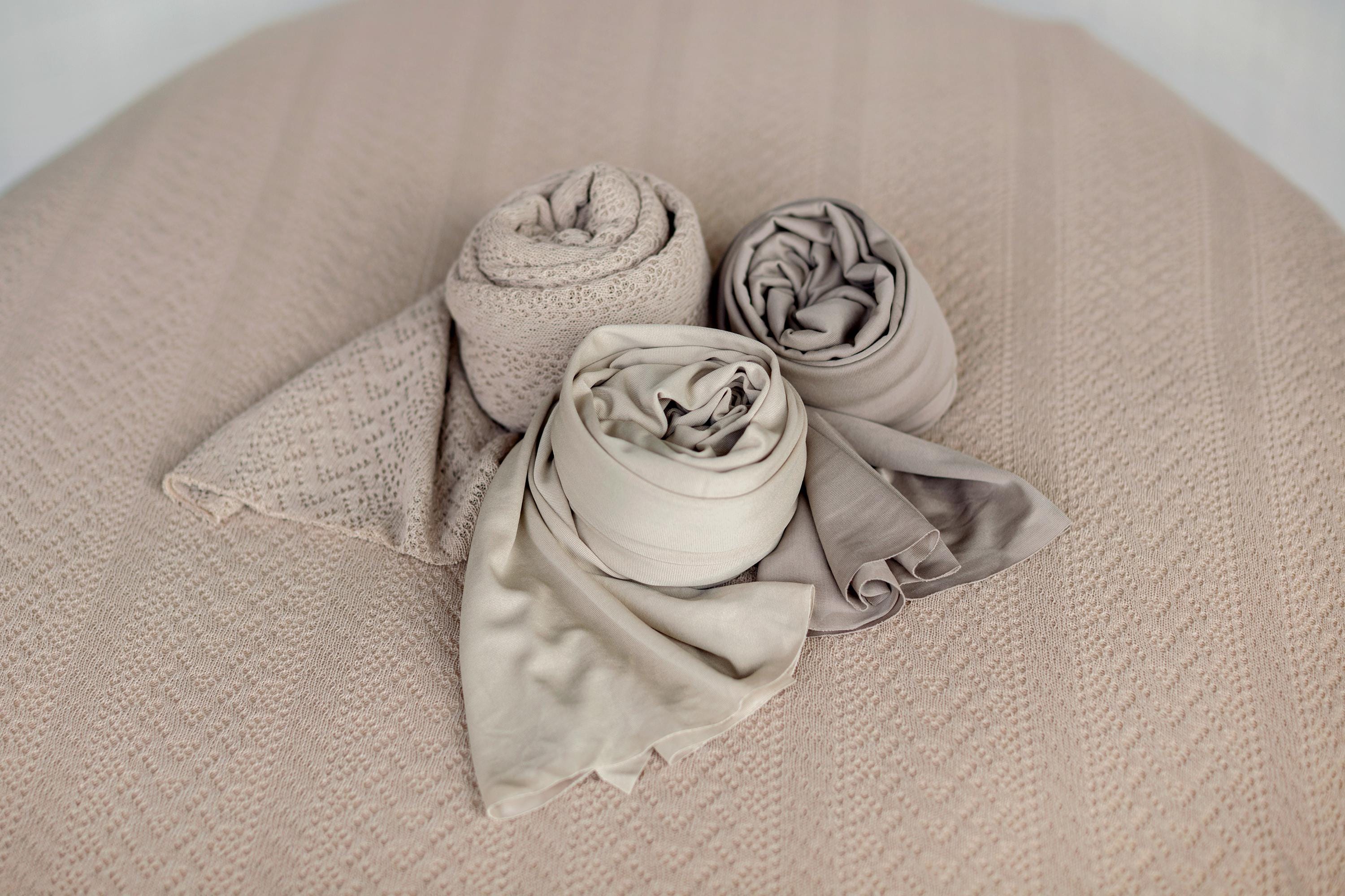 Smooth Stretch Newborn Wrap and Beanbag Backdrop for Newborn Photography Props, Newborn Posing Fabric Beanbag Cover, Newborn Wrap Set