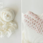 White Newborn Fabric Wrap, Newborn Stretch Wrap, Newborn Photo Props, Photography Props Wrap, Newborn Posing Fabric, Baby Photography Wrap