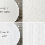 White Textured Newborn Posing Fabric Beanbag Backdrop for Newborn Photography Props