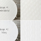 White Textured Newborn Posing Fabric Beanbag Backdrop for Newborn Photography Props