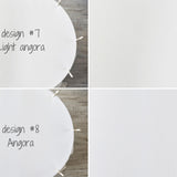 White Textured Newborn Posing Fabric Beanbag Backdrop for Newborn Photography Props