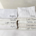 White Textured Newborn Posing Fabric Beanbag Backdrop for Newborn Photography Props