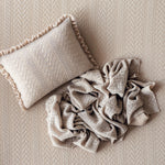 Pointelle Knit Newborn Posing Pillow with Ruffles, Newborn Photo Pillow Photography Prop, Beanbag Pillow for Photography