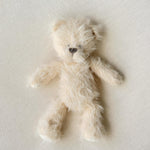 Large Fluffy Knitted Teddy Bear Photo Prop for Newborn Photography, Plush Stuffed Animal Bear Toy Baby Shower Gift and First Birthday Gift