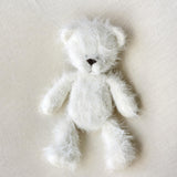 Large Fluffy Knitted Teddy Bear Photo Prop for Newborn Photography, Plush Stuffed Animal Bear Toy Baby Shower Gift and First Birthday Gift