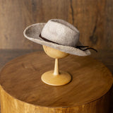 Western Newborn Cowboy Hat and Horse Toy Set, Felted Wool Newborn Photography Props, Baby Cowboy Photo Outfit