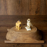 Felted Wool Arabic Tea Set for Newborn Photography Props, Handmade Camel and Falcon Toys, Middle Eastern Nursery Decor