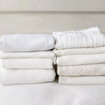 White Textured Newborn Posing Fabric Beanbag Backdrop for Newborn Photography Props