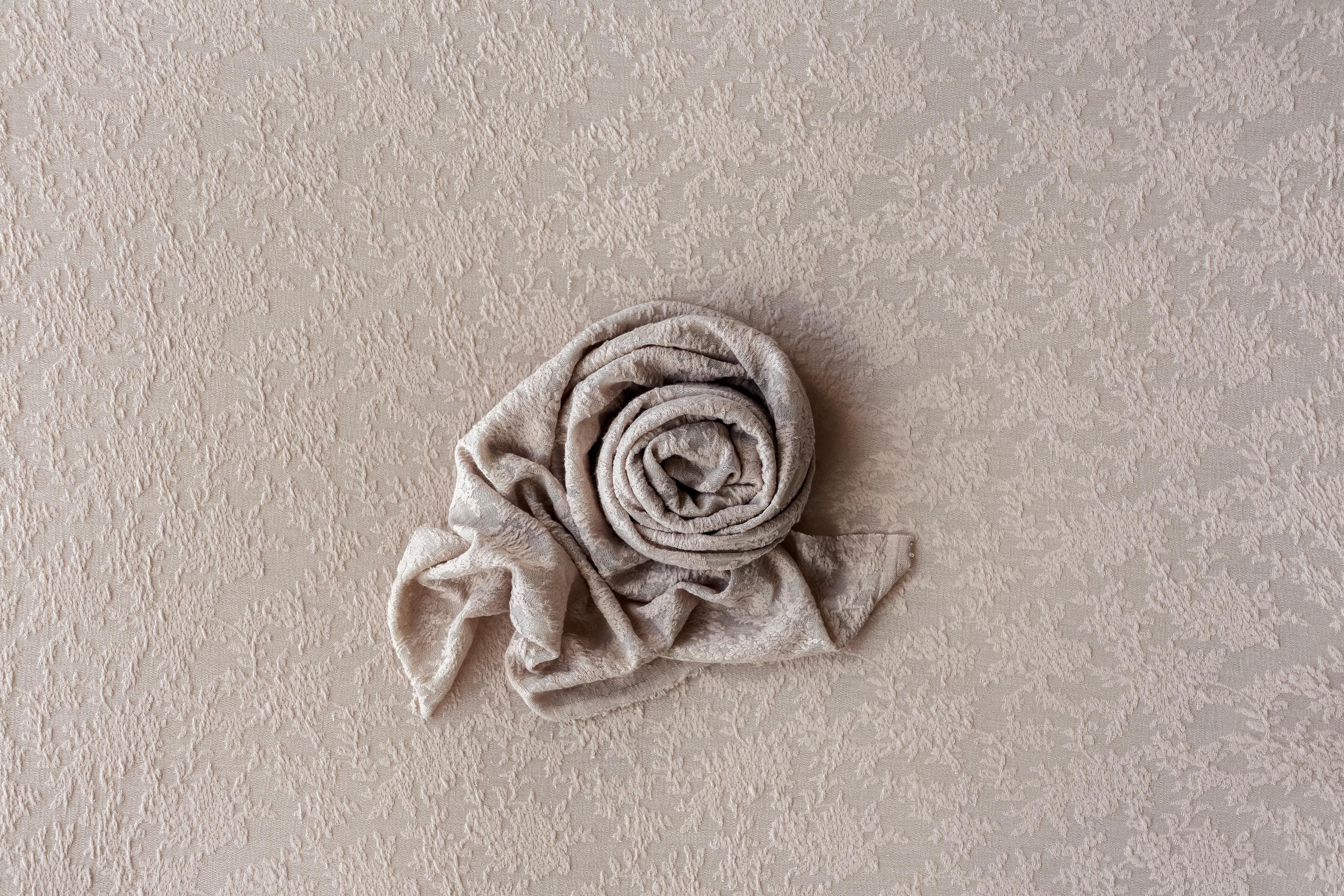 Lace Flower Fabric Backdrop with Matching Wrap for Newborn Photography Props, Newborn Fabric Backdrop, Newborn Posing Fabric Beanbag Layer
