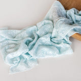 Lace Flower Fabric Backdrop with Matching Wrap for Newborn Photography Props, Newborn Fabric Backdrop, Newborn Posing Fabric Beanbag Layer