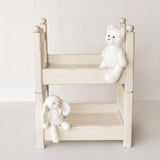 2-in-1 Stackable Newborn Bunk Bed for Twin Photography, Wooden Baby Bed Photo Prop, Newborn Photography Furniture, Twin Newborn Props