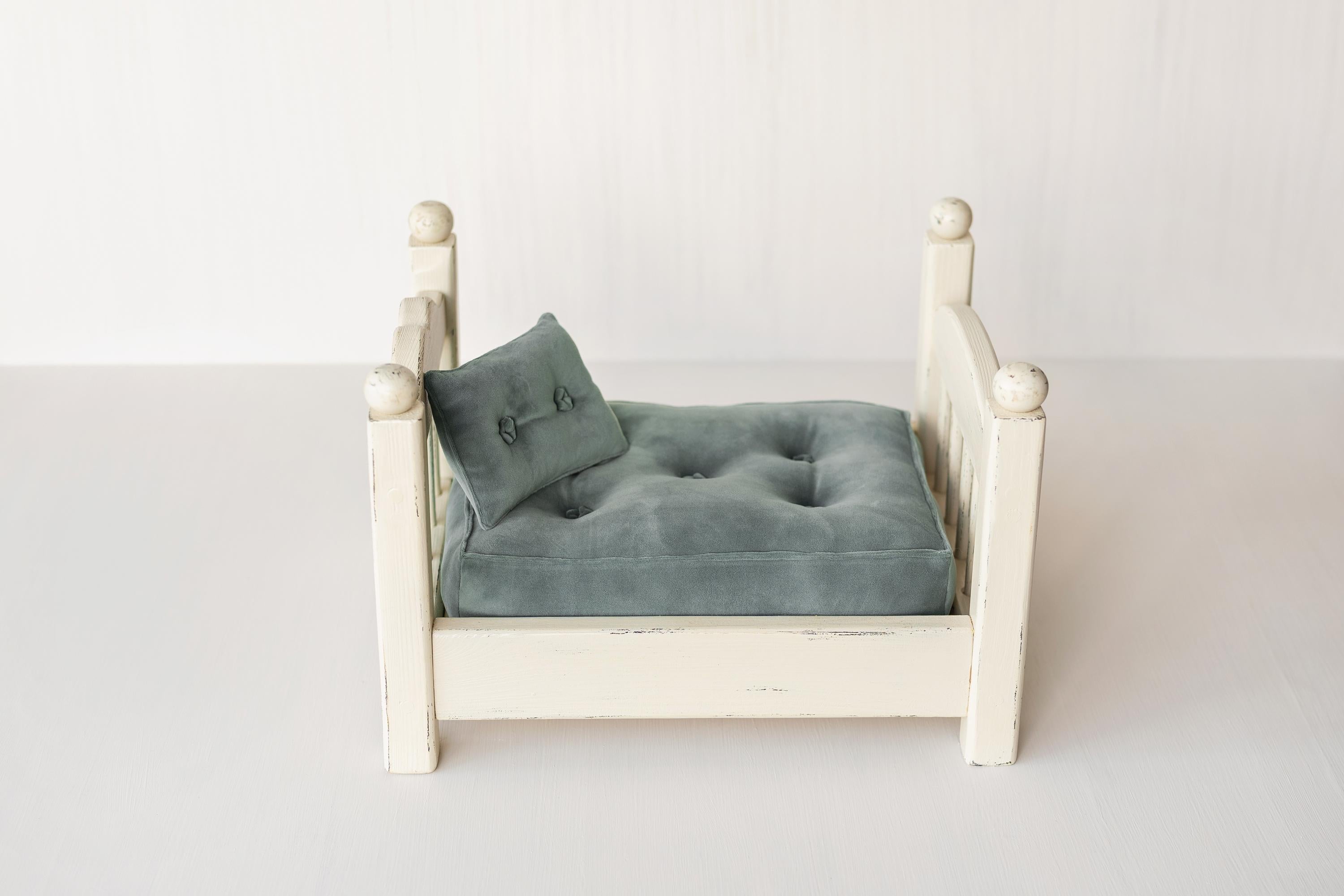 2-in-1 Stackable Newborn Bunk Bed for Twin Photography, Wooden Baby Bed Photo Prop, Newborn Photography Furniture, Twin Newborn Props