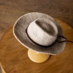 Western Newborn Cowboy Hat and Horse Toy Set, Felted Wool Newborn Photography Props, Baby Cowboy Photo Outfit