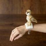 Felted Wool Arabic Tea Set for Newborn Photography Props, Handmade Camel and Falcon Toys, Middle Eastern Nursery Decor