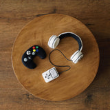 Felted Wool Music Player, Headphones & Game Controller Newborn Photography Props, Gamer Baby Shower Gift, Music Lover Gift