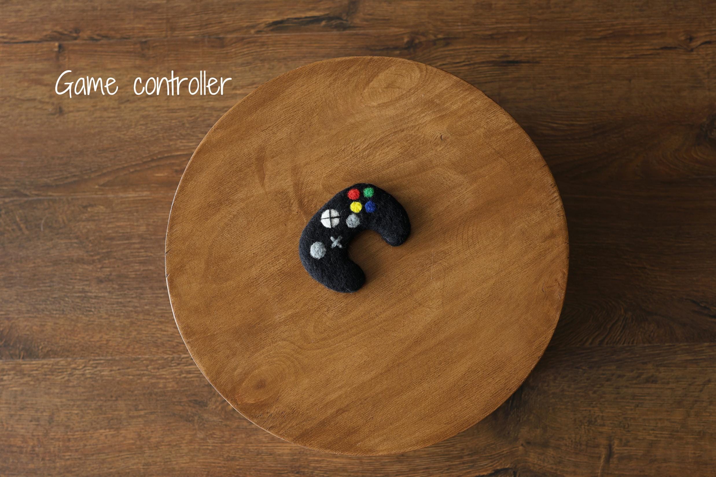 Felted Wool Music Player, Headphones & Game Controller Newborn Photography Props, Gamer Baby Shower Gift, Music Lover Gift