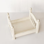 2-in-1 Stackable Newborn Bunk Bed for Twin Photography, Wooden Baby Bed Photo Prop, Newborn Photography Furniture, Twin Newborn Props
