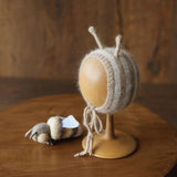 Newborn Honey Bee Costume, Striped Footed Romper with Bee Bonnet, Wings & Toy, Newborn Photography Outfit, Baby Halloween Bumblebee Outfit