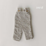 Greige Boucle Newborn Photography Props Collection, Newborn Teddy Bear & Bunny Outfit, Knitted Overall, Romper, Bear Hat and Bunny Toy