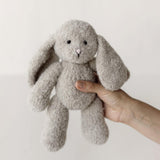 Greige Boucle Newborn Photography Props Collection, Newborn Teddy Bear & Bunny Outfit, Knitted Overall, Romper, Bear Hat and Bunny Toy
