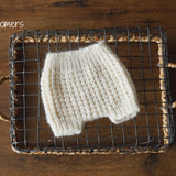 Soft Mohair Newborn Sweater and Knit Outfit Set, Unisex Baby Sweater with Bloomers and Bonnet, Newborn Photography Outfit