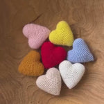 Newborn Knitted Heart Toys, Newborn Heart Decor, Newborn Photography Props Set ,Newborn Heart Props, Newborn Heart Photo Props, Wool Heart