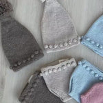 Newborn Knit Sleep Hat with Pants, Newborn Knitted Outfit, Newborn photography props, Coming Home Outfit Baby, Unisex Baby Knitted Outfit