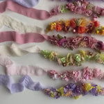 Newborn Flower Crown, Newborn Girl Headband, Newborn Photography Props, Flower Newborn Headband for Girl, Newborn Photography Headband