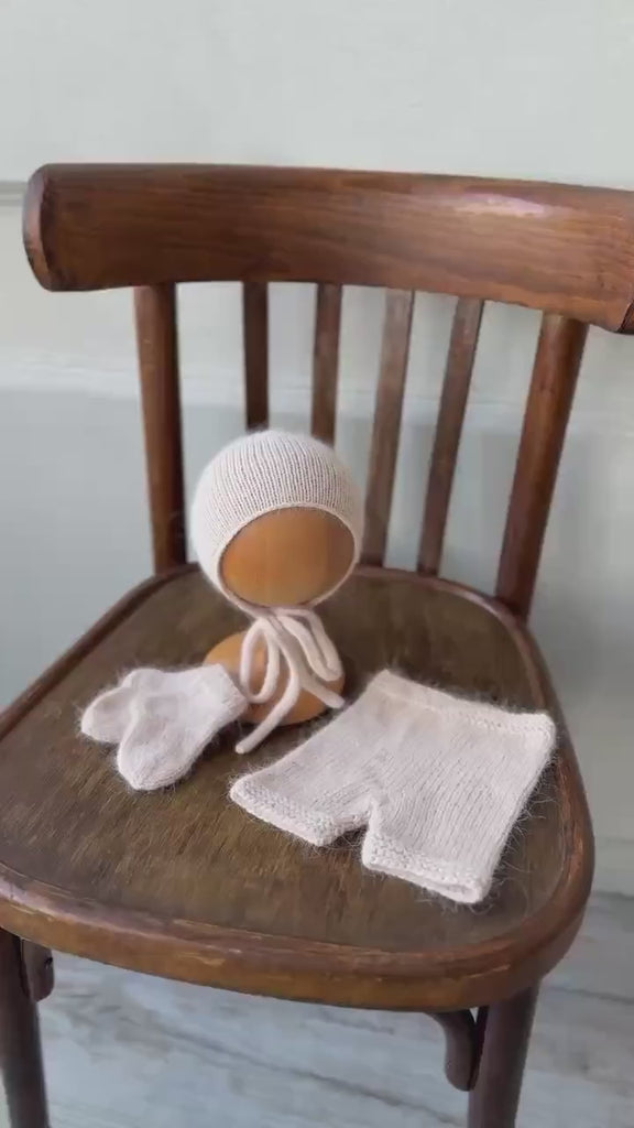 Newborn Knitted Outfit, Unisex Baby Clothing Knitted, Newborn Photography props, Newborn boy coming home outfit, Newborn Knit Overall Boy