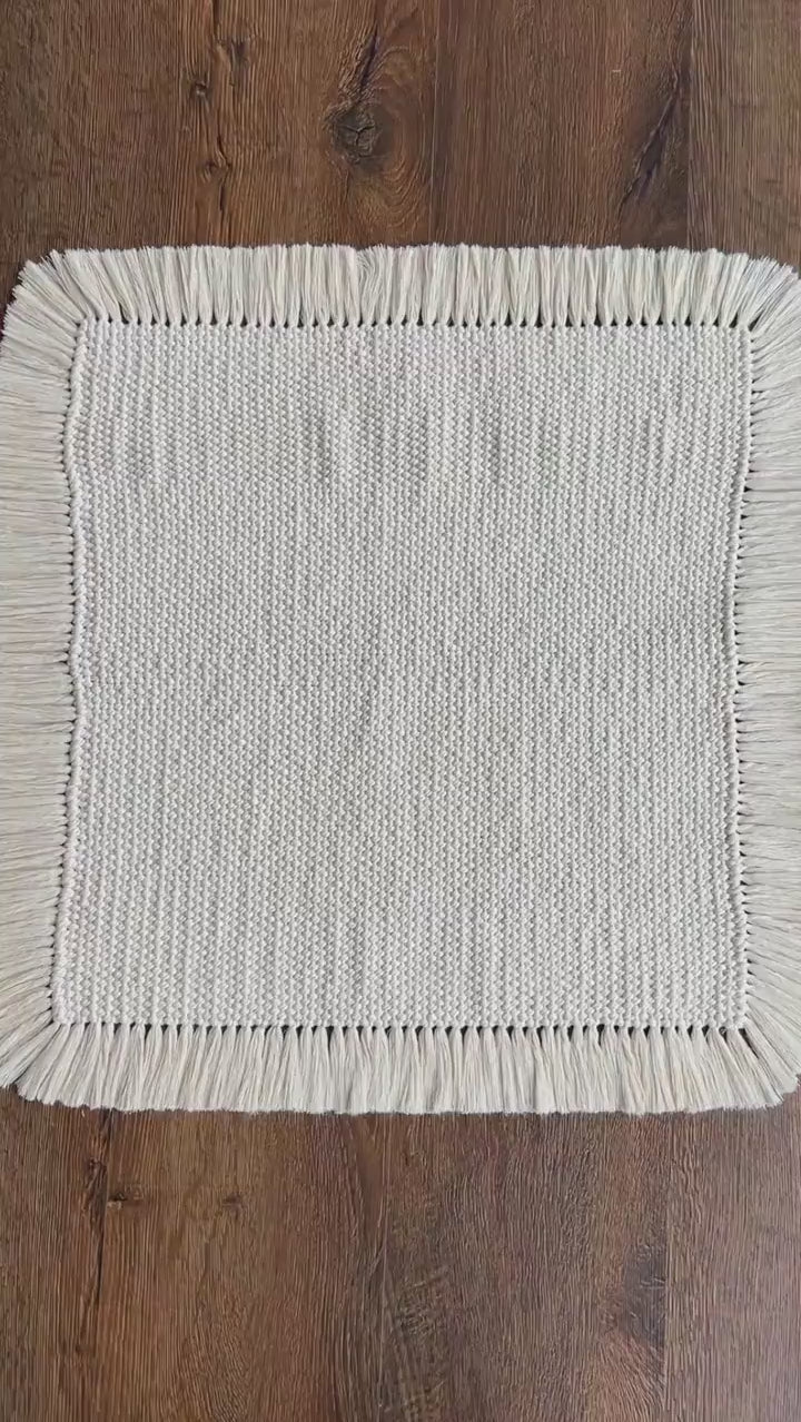 Boho Style Macrame Rug for Newborn Photography props, Macrame Newborn Props, Newborn Knitted Macrame Blanket, Natural Macrame Jute Rug