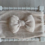 Knitted Bow Brooch for Newborn Wraps, Newborn Knitted Bow Pin, Newborn Bow Wrap, Newborn Photography Props, Newborn Photography Wrap Bow