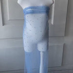 Maternity Lace Pearl Beads Fabric, Tulle Pearl Maternity Gown, Maternity Photography props, Maternity Tossing Fabric, Pregnancy Photo Prop