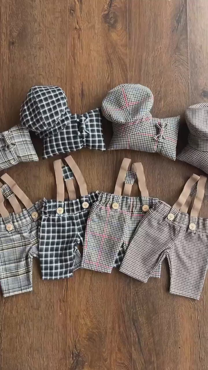 Newborn Boy Outfit, Boy Newsboy Hat Newborn, Newborn Coming Home Outfit Boy, Newborn Photography Props, Baby Newsboy Cap Newborn Overall Boy