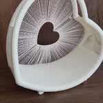 Newborn Heart Photography Props, Newborn Photography Prop Boho, Newborn Basket Prop, Baby Heart Basket Photo Prop, Macrame Photo Prop